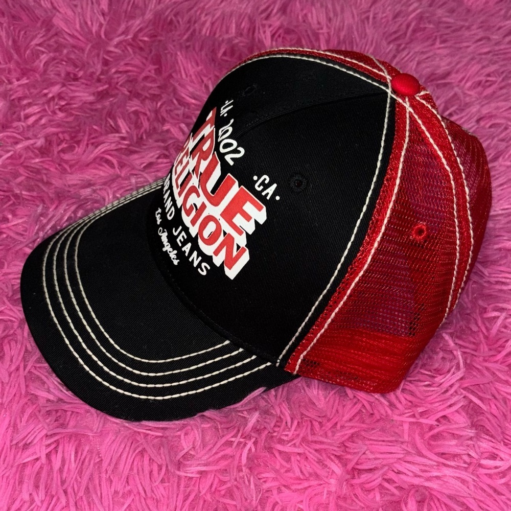 True Religion Trucker Logo Adjustable Cap - Picture 7 of 11